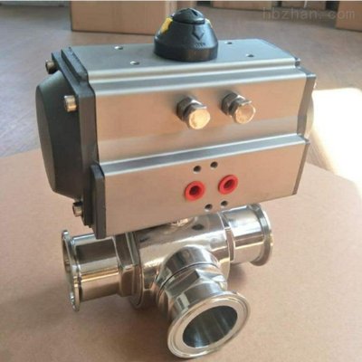 Q685F气动卫生级三通球阀