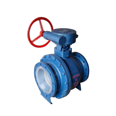 Q341F46涡轮衬氟球阀