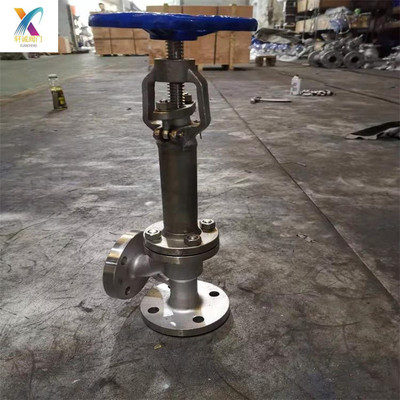 DJ44W低温角式长杆截止阀